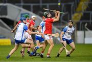 31 October 2020; Mark Coleman of Cork bats the ball away as Austin Gleeson of Waterford closes in during the Munster GAA Hurling Senior Championship Semi-Final match between Cork and Waterford at Semple Stadium in Thurles, Tipperary. Photo by Piaras Ó Mídheach/Sportsfile
