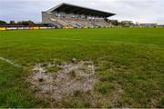 1 November 2020; A general view of the goal area ahead of the Connacht GAA Football Senior Championship Quarter-Final match between Leitrim and Mayo at Avantcard Páirc Sean Mac Diarmada in Carrick-on-Shannon, Leitrim. Photo by Ramsey Cardy/Sportsfile