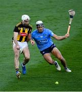31 October 2020; Cian Boland of Dublin in action against Conor Fogarty of Kilkenny during the Leinster GAA Hurling Senior Championship Semi-Final match between Dublin and Kilkenny at Croke Park in Dublin. Photo by Ramsey Cardy/Sportsfile