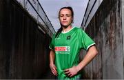 1 November 2020; Áine O’Gorman poses for a portrait during a Peamount United Media Day at PRL Park in Greenogue, Dublin. Photo by Sam Barnes/Sportsfile