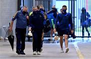 1 November 2020; Tipperary selector Eamon O'Shea, left, and manager Liam Sheedy arrive prior to the Munster GAA Hurling Senior Championship Semi-Final match between Tipperary and Limerick at Páirc Uí Chaoimh in Cork. Photo by Brendan Moran/Sportsfile