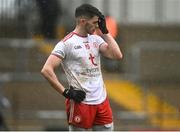 1 November 2020; Richard Donnelly of Tyrone following the Ulster GAA Football Senior Championship Quarter-Final match between Donegal and Tyrone at Pairc MacCumhaill in Ballybofey, Donegal. Photo by Harry Murphy/Sportsfile