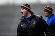 1 November 2020; Wicklow manager Davy Burke during the closing seconds of the Leinster GAA Football Senior Championship Round 1 match between Wexford and Wicklow at Chadwicks Wexford Park in Wexford. Photo by Piaras Ó Mídheach/Sportsfile