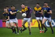 1 November 2020; Tom Byrne of Wexford in action against Gearóid Murphy of Wicklow during the Leinster GAA Football Senior Championship Round 1 match between Wexford and Wicklow at Chadwicks Wexford Park in Wexford. Photo by Piaras Ó Mídheach/Sportsfile
