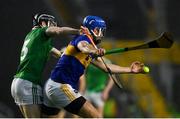 1 November 2020; John McGrath of Tipperary in action against Graeme Mulcahy of Limerick during the Munster GAA Hurling Senior Championship Semi-Final match between Tipperary and Limerick at Páirc Uí Chaoimh in Cork. Photo by Brendan Moran/Sportsfile