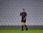 1 November 2020; Referee Liam Gordon during the Munster GAA Hurling Senior Championship Semi-Final match between Tipperary and Limerick at Páirc Uí Chaoimh in Cork. Photo by Ray McManus/Sportsfile