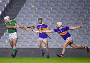 1 November 2020; Pat Ryan of Limerick in action against Brendan Maher of Tipperary during the Munster GAA Hurling Senior Championship Semi-Final match between Tipperary and Limerick at Páirc Uí Chaoimh in Cork. Photo by Ray McManus/Sportsfile