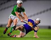 1 November 2020; Pat Ryan of Limerick in action against Brendan Maher of Tipperary during the Munster GAA Hurling Senior Championship Semi-Final match between Tipperary and Limerick at Páirc Uí Chaoimh in Cork. Photo by Ray McManus/Sportsfile