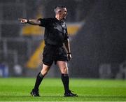 1 November 2020; Match referee Liam Gordon during the Munster GAA Hurling Senior Championship Semi-Final match between Tipperary and Limerick at Páirc Uí Chaoimh in Cork. Photo by Ray McManus/Sportsfile
