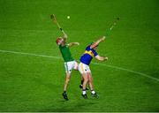 1 November 2020; Barry Nash of Limerick in action against John O'Dwyer of Tipperary during the Munster GAA Hurling Senior Championship Semi-Final match between Tipperary and Limerick at Páirc Uí Chaoimh in Cork. Photo by Daire Brennan/Sportsfile