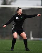 1 November 2020; Eleanor Ryan-Doyle participates in squad training during a Peamount United Media Day at PRL Park in Greenogue, Dublin. Photo by Sam Barnes/Sportsfile