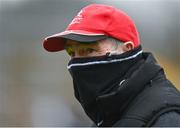 1 November 2020; Tyrone manager Mickey Harte prior to  during the Ulster GAA Football Senior Championship Quarter-Final match between Donegal and Tyrone at Pairc MacCumhaill in Ballybofey, Donegal. Photo by Harry Murphy/Sportsfile
