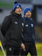 31 October 2020; Waterford manager Liam Cahill, left, and coach Michael Bevans during the Munster GAA Hurling Senior Championship Semi-Final match between Cork and Waterford at Semple Stadium in Thurles, Tipperary. Photo by Brendan Moran/Sportsfile