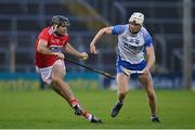 31 October 2020; Christopher Joyce of Cork in action against Jack Fagan of Waterford during the Munster GAA Hurling Senior Championship Semi-Final match between Cork and Waterford at Semple Stadium in Thurles, Tipperary. Photo by Brendan Moran/Sportsfile