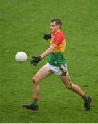 1 November 2020; Seán Gannon of Carlow during the Leinster GAA Football Senior Championship Round 1 match between Offaly and Carlow at Bord na Mona O'Connor Park in Tullamore, Offaly. Photo by Seb Daly/Sportsfile