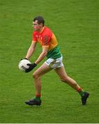 1 November 2020; Seán Gannon of Carlow during the Leinster GAA Football Senior Championship Round 1 match between Offaly and Carlow at Bord na Mona O'Connor Park in Tullamore, Offaly. Photo by Seb Daly/Sportsfile