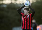 31 October 2020; Aaron McNally of Longford Town during the SSE Airtricity League First Division Play-off Semi-Final match between UCD and Longford Town at the UCD Bowl in Belfield, Dublin. Photo by Sam Barnes/Sportsfile