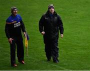 1 November 2020;  Wicklow manager Davy Burke, right, with selector Gary Jameson during the Leinster GAA Football Senior Championship Round 1 match between Wexford and Wicklow at Chadwicks Wexford Park in Wexford. Photo by Piaras Ó Mídheach/Sportsfile