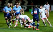 2 November 2020; Kieran Treadwell of Ulster reaches for the try line during the Guinness PRO14 match between Cardiff Blues and Ulster at Rodney Parade in Newport, Wales. Photo by Gareth Everett/Sportsfile