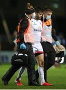 2 November 2020; Louis Ludik of Ulster leaves the field with an injury during the Guinness PRO14 match between Cardiff Blues and Ulster at Rodney Parade in Newport, Wales. Photo by Chris Fairweather/Sportsfile