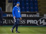 2 November 2020: Leinster head coach Leo Cullen prior to the Guinness PRO14 match between Glasgow Warriors and Leinster at Scotstoun Stadium in Glasgow, Scotland. Photo by Ross Parker/Sportsfile