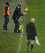 1 November 2020; Leitrim manager Terry Hyland during the Connacht GAA Football Senior Championship Quarter-Final match between Leitrim and Mayo at Avantcard Páirc Sean Mac Diarmada in Carrick-on-Shannon, Leitrim. Photo by Ramsey Cardy/Sportsfile