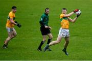 1 November 2020; Oisin Mac Cafraigh of Leitrim during the Connacht GAA Football Senior Championship Quarter-Final match between Leitrim and Mayo at Avantcard Páirc Sean Mac Diarmada in Carrick-on-Shannon, Leitrim. Photo by Ramsey Cardy/Sportsfile