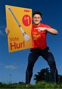 3 November 2020; Wexford hurler Lee Chin, pictured, and Tipperary hurler Seamus Callanan hit the campaign trail as they kicked off NOW TV’s Hurl v Hurley campaign which will see the nation vote on what is the definitive term for a hurler’s most prized possession! The two All-Stars will spend the next week canvassing the Irish public to decide what it is we should call a camán with Lee backing Hurl and Séamus putting his support behind Hurley. The result of the poll will be revealed to the public on November 12th. To have your say visit HurlvHurley.com where you can cast your vote right now! Pictured is Wexford hurler Lee Chin at Faythe Harriers GAA Club in Wexford. Photo by Ramsey Cardy/Sportsfile