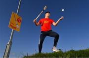 3 November 2020; Wexford hurler Lee Chin, pictured, and Tipperary hurler Seamus Callanan hit the campaign trail as they kicked off NOW TV’s Hurl v Hurley campaign which will see the nation vote on what is the definitive term for a hurler’s most prized possession! The two All-Stars will spend the next week canvassing the Irish public to decide what it is we should call a camán with Lee backing Hurl and Séamus putting his support behind Hurley. The result of the poll will be revealed to the public on November 12th. To have your say visit HurlvHurley.com where you can cast your vote right now! Pictured is Wexford hurler Lee Chin at Faythe Harriers GAA Club in Wexford. Photo by Ramsey Cardy/Sportsfile