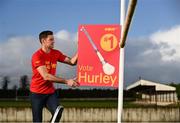 3 November 2020; Tipperary hurler Séamus Callanan and Wexford hurler Lee Chin hit the campaign trail as they kicked off NOW TV’s Hurl v Hurley campaign which will see the nation vote on what is the definitive term for a hurler’s most prized possession! The two All-Stars will spend the next week canvassing the Irish public to decide what it is we should call a camán with Lee backing Hurl and Séamus putting his support behind Hurley. The result of the poll will be revealed to the public on November 12th. To have your say visit HurlvHurley.com where you can cast your vote right now! Pictured is Tipperary hurler Séamus Callanan at Drom and Inch GAA Club in Tipperary. Photo by Sam Barnes/Sportsfile