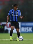31 October 2020; Tumelo Tiou of Athlone Town during the Extra.ie FAI Cup Quarter-Final match between Athlone Town and Shelbourne at the Athlone Town Stadium in Athlone, Westmeath. Photo by Harry Murphy/Sportsfile