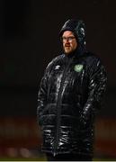 27 October 2020; Bray Wanderers kitman Stephen McGuire during the SSE Airtricity League First Division match between Athlone Town and Bray Wanderers at Athlone Town Stadium in Athlone, Westmeath. Photo by Eóin Noonan/Sportsfile