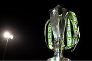 4 November 2020; The SSE Airtricity League Premier Division trophy prior to the SSE Airtricity League Premier Division match between Shamrock Rovers and St Patrick's Athletic at Tallaght Stadium in Dublin. Photo by Seb Daly/Sportsfile