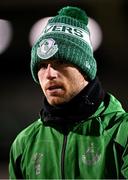4 November 2020; Jack Byrne of Shamrock Rovers prior to the SSE Airtricity League Premier Division match between Shamrock Rovers and St Patrick's Athletic at Tallaght Stadium in Dublin. Photo by Seb Daly/Sportsfile