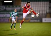 4 November 2020; Jordan Gibson of St Patrick's Athletic during the SSE Airtricity League Premier Division match between Shamrock Rovers and St Patrick's Athletic at Tallaght Stadium in Dublin. Photo by Stephen McCarthy/Sportsfile