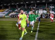 4 November 2020; Alan Mannus of Shamrock Rovers prior to the SSE Airtricity League Premier Division match between Shamrock Rovers and St Patrick's Athletic at Tallaght Stadium in Dublin. Photo by Stephen McCarthy/Sportsfile