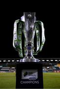 4 November 2020; A general view of the SSE Airtricity League Premier Division trophy prior to the SSE Airtricity League Premier Division match between Shamrock Rovers and St Patrick's Athletic at Tallaght Stadium in Dublin. Photo by Stephen McCarthy/Sportsfile