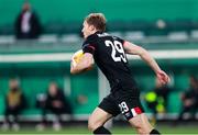 5 November 2020; David McMillan of Dundalk FC brings the ball to centre pitch after scoring his side's third goal, from a penalty, during the UEFA Europa League Group B match between SK Rapid Wien and Dundalk at Allianz Stadion in Vienna, Austria. Photo by Vid Ponikvar/Sportsfile