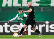 5 November 2020; Chris Shields of Dundalk during the UEFA Europa League Group B match between SK Rapid Wien and Dundalk at Allianz Stadion in Vienna, Austria. Photo by Vid Ponikvar/Sportsfile