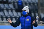 6 November 2020; Tipperary manager Shane Ronayne reacts during the TG4 All-Ireland Senior Ladies Football Championship Round 2 match between Monaghan and Tipperary at Parnell Park in Dublin. Photo by Eóin Noonan/Sportsfile