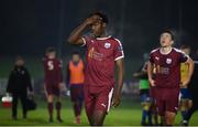 6 November 2020; Wilson Waweru of Galway United following the SSE Airtricity League First Division Play-off Final match between Galway United and Longford Town at the UCD Bowl in Belfield, Dublin. Photo by Stephen McCarthy/Sportsfile
