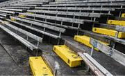 7 November 2020; A general view of empty seating ahead of the Ulster GAA Football Senior Championship Quarter-Final match between Cavan and Antrim at Kingspan Breffni in Cavan. Photo by Ramsey Cardy/Sportsfile