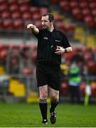7 November 2020; Referee Colum Cunning during the Christy Ring Cup Round 2B match between Derry and Offaly at Páirc Esler in Newry, Down. Photo by Sam Barnes/Sportsfile