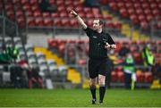 7 November 2020; Referee Colum Cunning during the Christy Ring Cup Round 2B match between Derry and Offaly at Páirc Esler in Newry, Down. Photo by Sam Barnes/Sportsfile