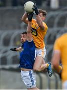 7 November 2020; Niall Murray of Cavan in action against Peter Healy of Antrim during the Ulster GAA Football Senior Championship Quarter-Final match between Cavan and Antrim at Kingspan Breffni in Cavan. Photo by Ramsey Cardy/Sportsfile