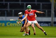 7 November 2020; Cian Boland of Dublin in action against Robert O’Flynn of Cork during the GAA Hurling All-Ireland Senior Championship Qualifier Round 1 match between Dublin and Cork at Semple Stadium in Thurles, Tipperary. Photo by Daire Brennan/Sportsfile
