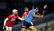 7 November 2020; Danny Sutcliffe of Dublin in action against Luke Meade of Cork during the GAA Hurling All-Ireland Senior Championship Qualifier Round 1 match between Dublin and Cork at Semple Stadium in Thurles, Tipperary. Photo by Daire Brennan/Sportsfile
