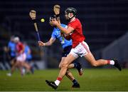 7 November 2020; Mark Coleman of Cork in action against Danny Sutcliffe of Dublin during the GAA Hurling All-Ireland Senior Championship Qualifier Round 1 match between Dublin and Cork at Semple Stadium in Thurles, Tipperary. Photo by Ray McManus/Sportsfile