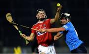 7 November 2020; Mark Coleman of Cork in action against Cian Boland of Dublin during the GAA Hurling All-Ireland Senior Championship Qualifier Round 1 match between Dublin and Cork at Semple Stadium in Thurles, Tipperary. Photo by Daire Brennan/Sportsfile