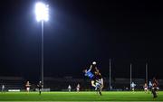 7 November 2020; Con O'Callaghan of Dublin in action against James Dolan of Westmeath the Leinster GAA Football Senior Championship Quarter-Final match between Dublin and Westmeath at MW Hire O'Moore Park in Portlaoise, Laois. Photo by David Fitzgerald/Sportsfile